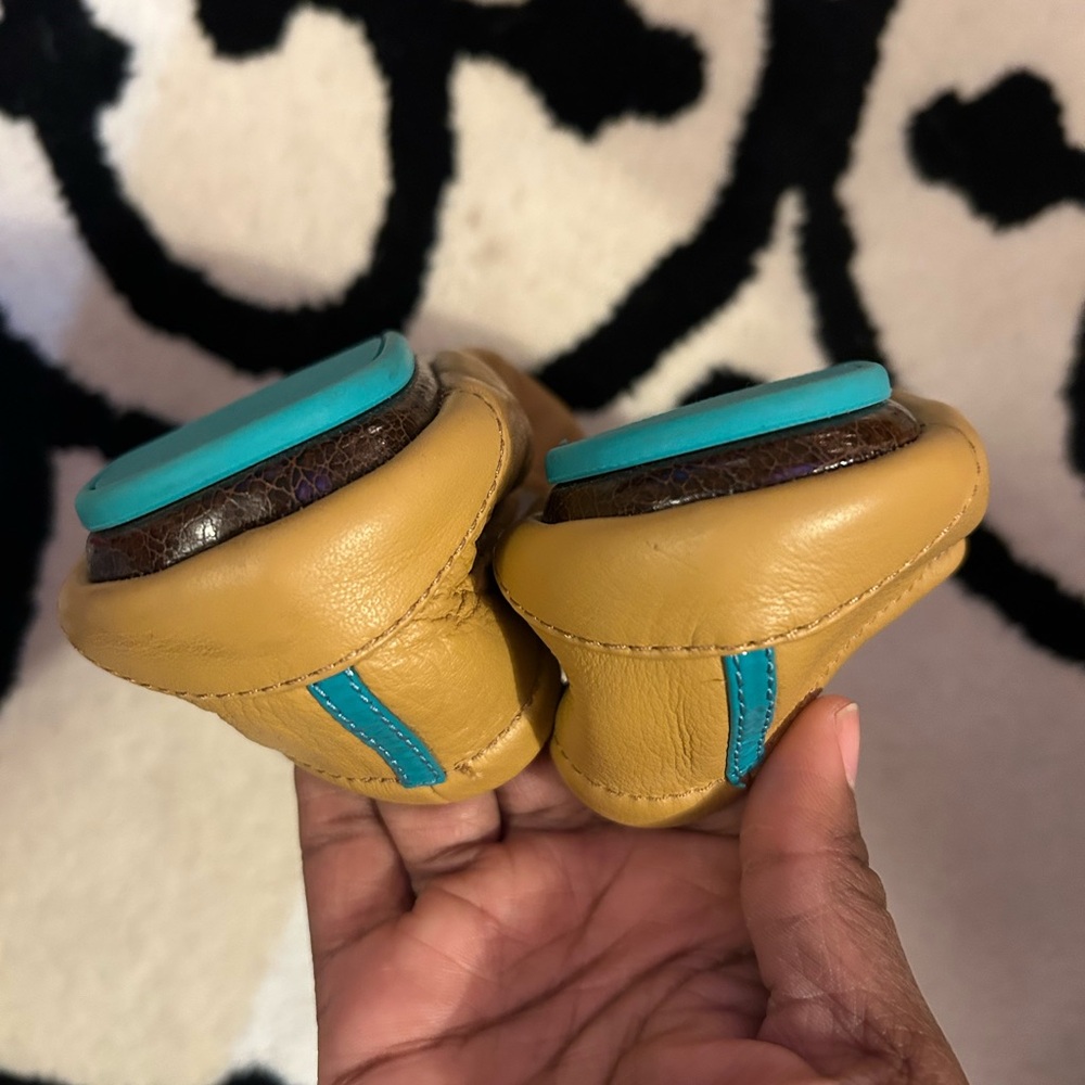 Tieks Mustard Yellow Women's Flats - Picture 5 of 9